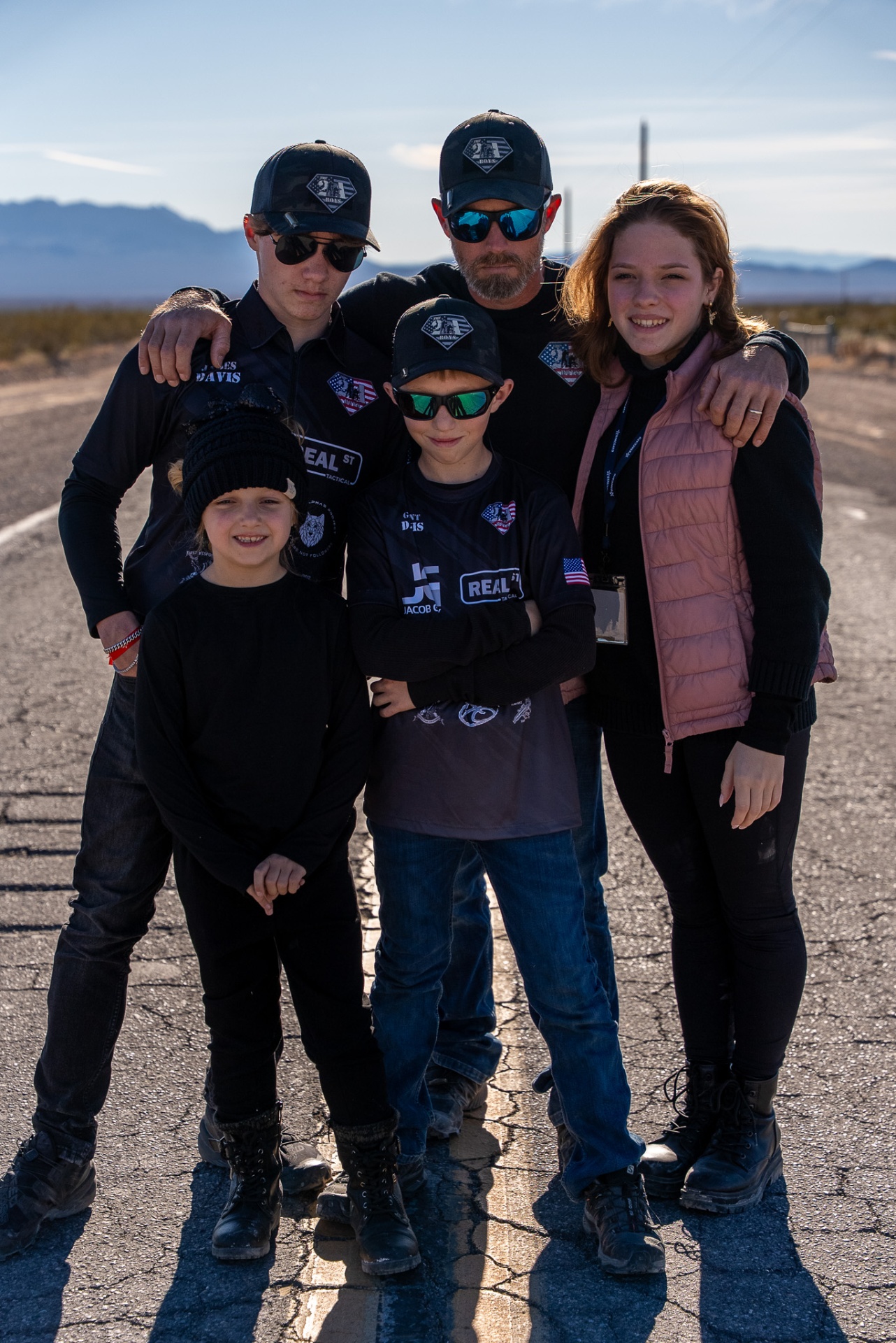 The 2A Boys family at the range